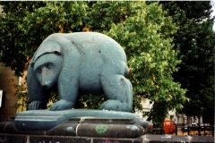 Moabit Tiergarten Bärenbruecke Guenter Anlauf 1981 Foto © Jürgen Bathe