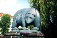 Moabit Tiergarten Bärenbruecke Guenter Anlauf 1981 Foto © Jürgen Bathe