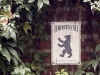 © W. Bentz - Schild Feuersoziotät mit Bär
