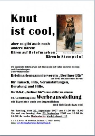 2007 Werbeposter Schulen Foto  BSV Berliner B