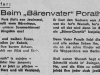 Beim Bärenvater Porath, Gedicht von Ute Rixdorfer