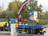 Aufstellung des Berliner Bären an der A114 © Die Autobahn GmbH des Bundes / Niederlassung Nordost