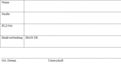 Spendenquittung f Spender