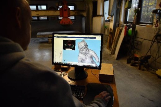 Das 3D-Modell kann auf dem Computer weiter bearbeitet werden. Foto: Arnold