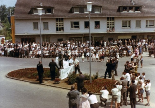 17. Juli 1962, der verhüllte Berliner Bär Foto Privat © Andreas Arnold