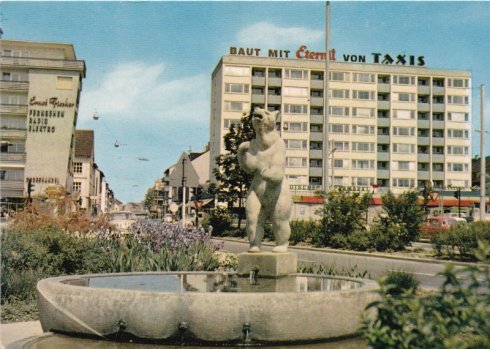 Heilbronn am Neckar - Berliner Platz, Hersteller & Verlag, Sching & Co. Leck Privatsammlung Christa Junge