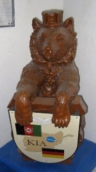 Abguss Figur vom Haus Fasanenstr. 13 © Bundeswehr
