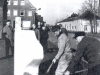 1961 Aufstellung des Berliner Meilensteines © Untere Denkmalbehörde Oelde