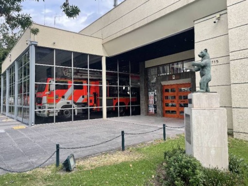 Foto © Max Berg 15. Deutsche Feuerwehrkompanie in Santiago de Chile