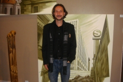 Uwe Tabertt in der Wandelbar im Hotel Marriott