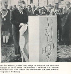 Einweihung BM Wolfsburg 1960  © Stadt Wolfsburg, Freigabe durch Heico Last, ehem. Präsident des BdBFB, 2015